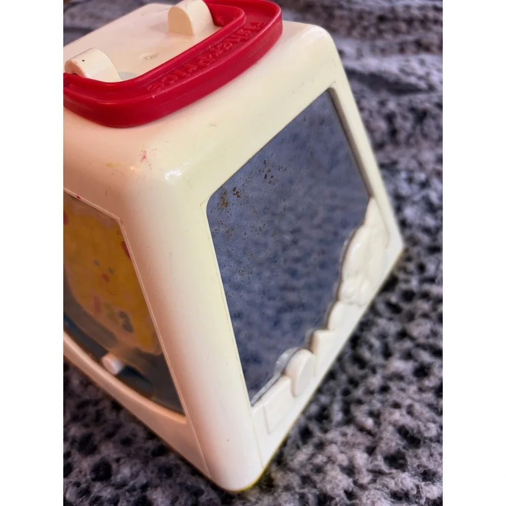 Fisher Price #1021 Vintage 1988 Baby Rotating Turn And Learn Activity Pyramid